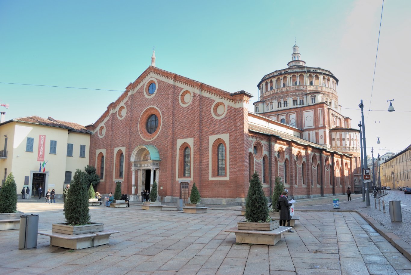 Santa Maria delle Grazie, Milano, in novembre