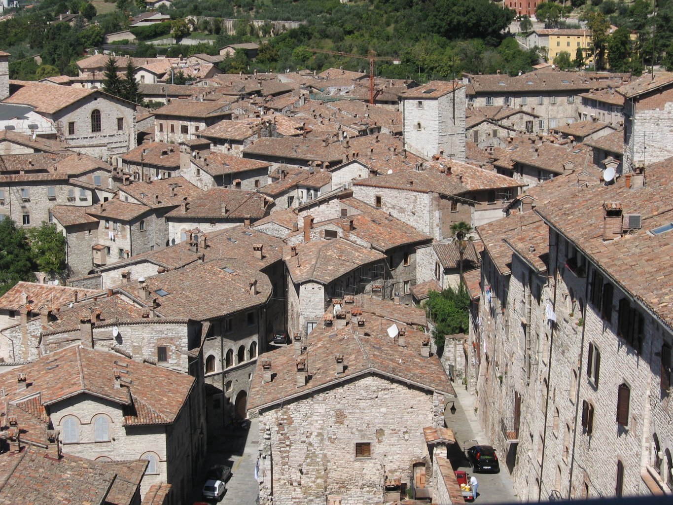 Gubbio, Perugia (Umbria) in settembre