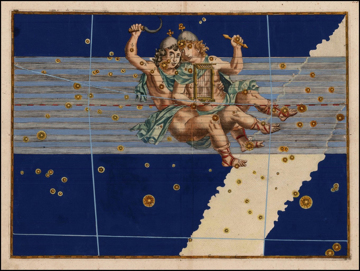 I Gemelli di Johann Bayer.