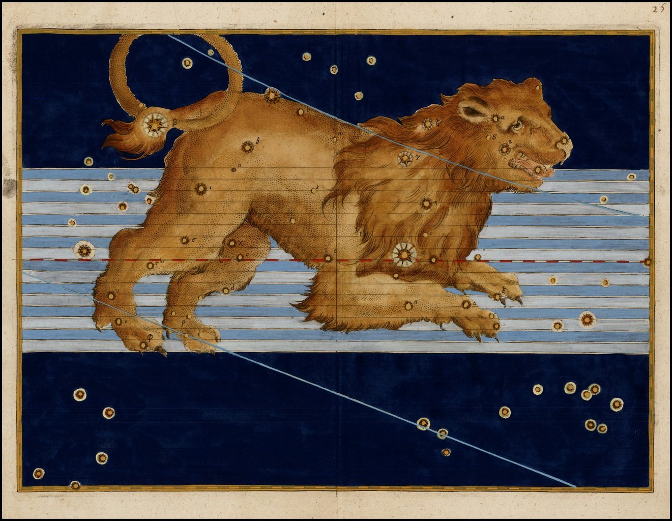 Il segno del Leone di Johann Bayer.