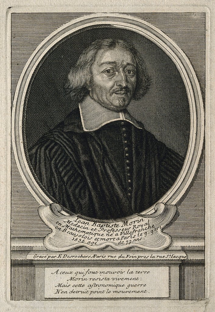 Jean-Baptiste Morin tracciò il tema natale di Luigi XIV su richiesta di Richelieu (incisione di E. Desrochers).