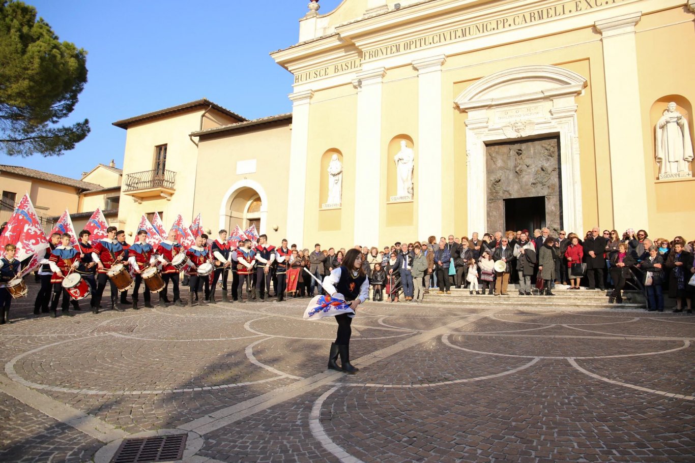 Evento davanti alla Basilica il 14 febbraio 2017