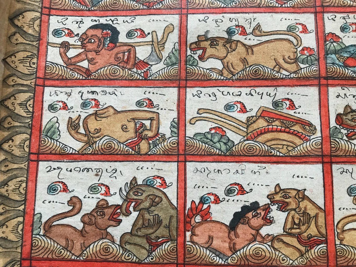 Dettaglio del palelintangan