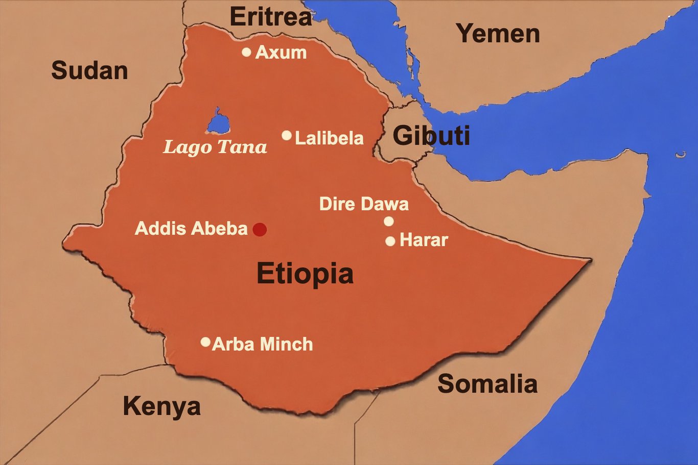 L'Etiopia nel dettaglio