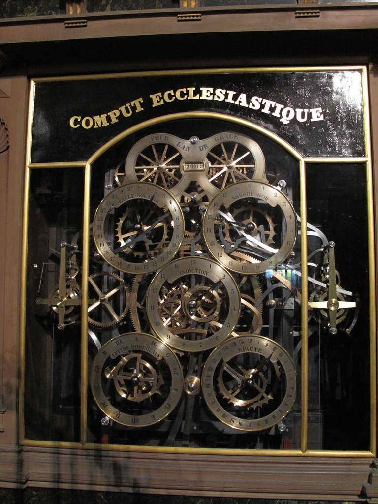 Il computo ecclesiastico della cattedrale di Strasburgo.