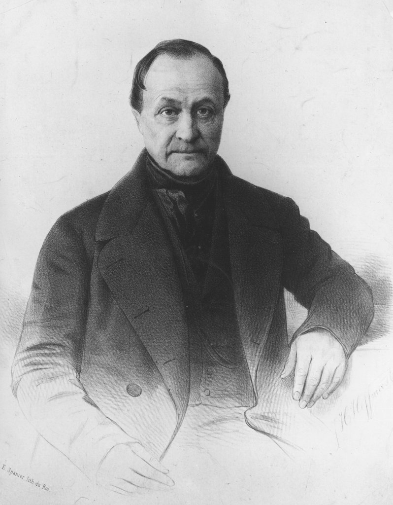 Auguste Comte (1798-1857), litografia del 1851 tratta da un dagherrotipo del 1849