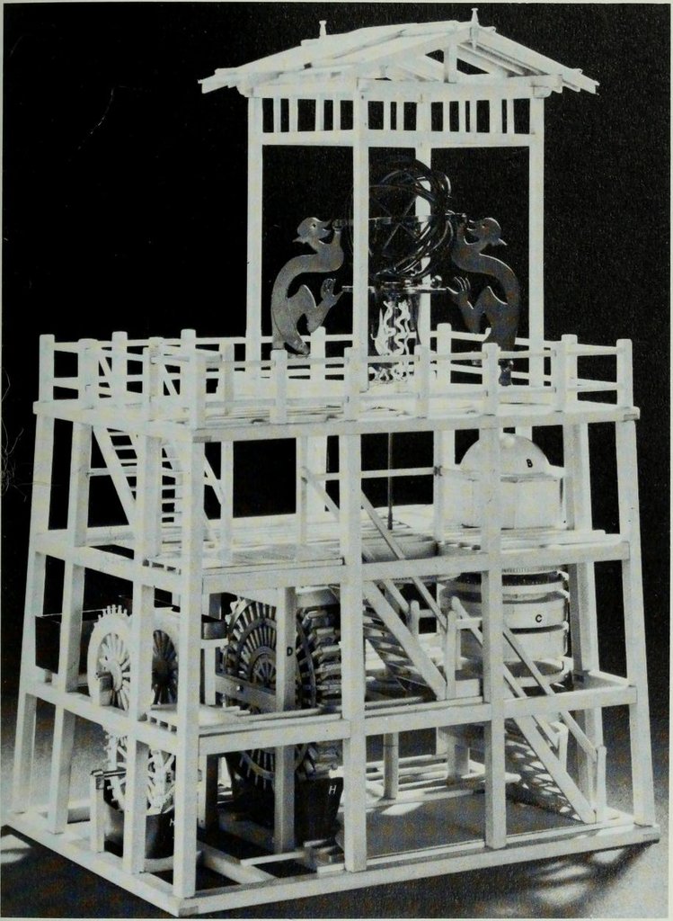 Fotografia del modellino realizzato dal British Museum nel 1965, tratta dal libro The Genius of China: 3,000 Years of Science, Discovery, and Invention, di Robert Temple