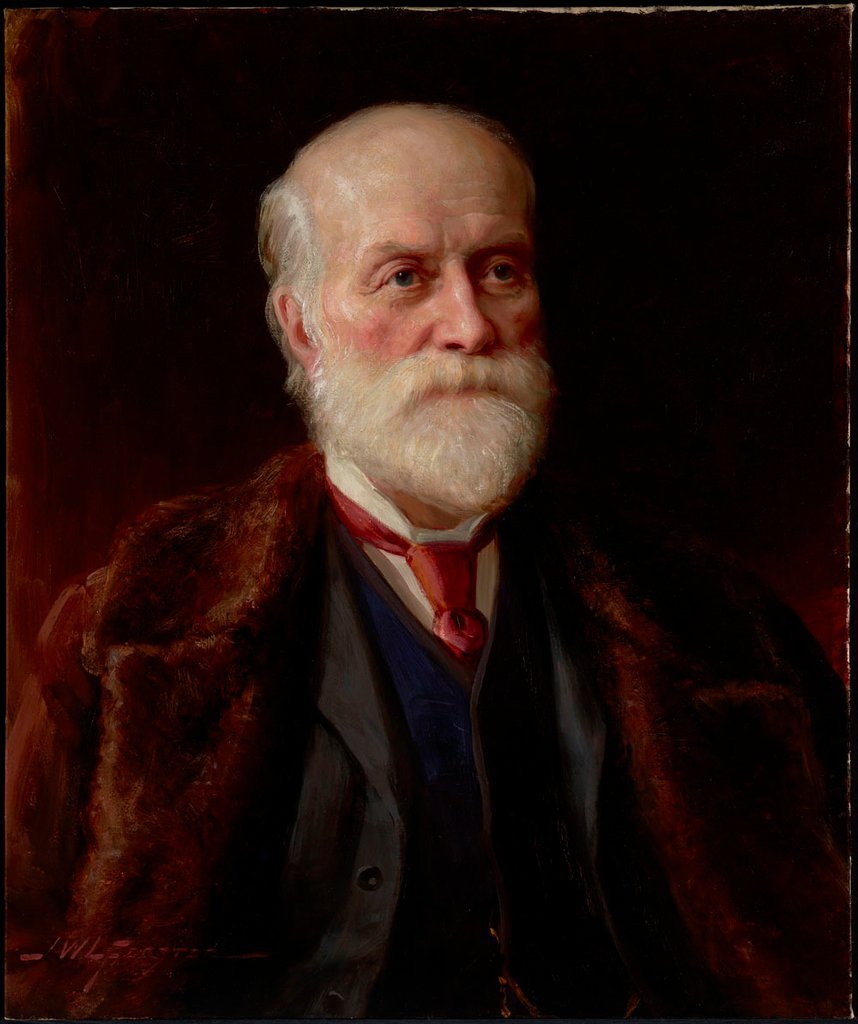 Ritratto di Sir Sandford Fleming, olio su tela, 1892, di John Wycliffe Lowes Forester.