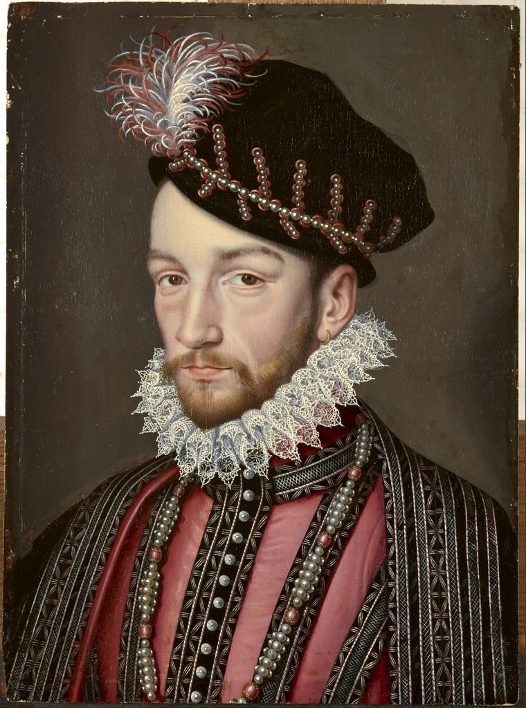Carlo IX, re di Francia (1550-1574), da François Clouet, detto Janet