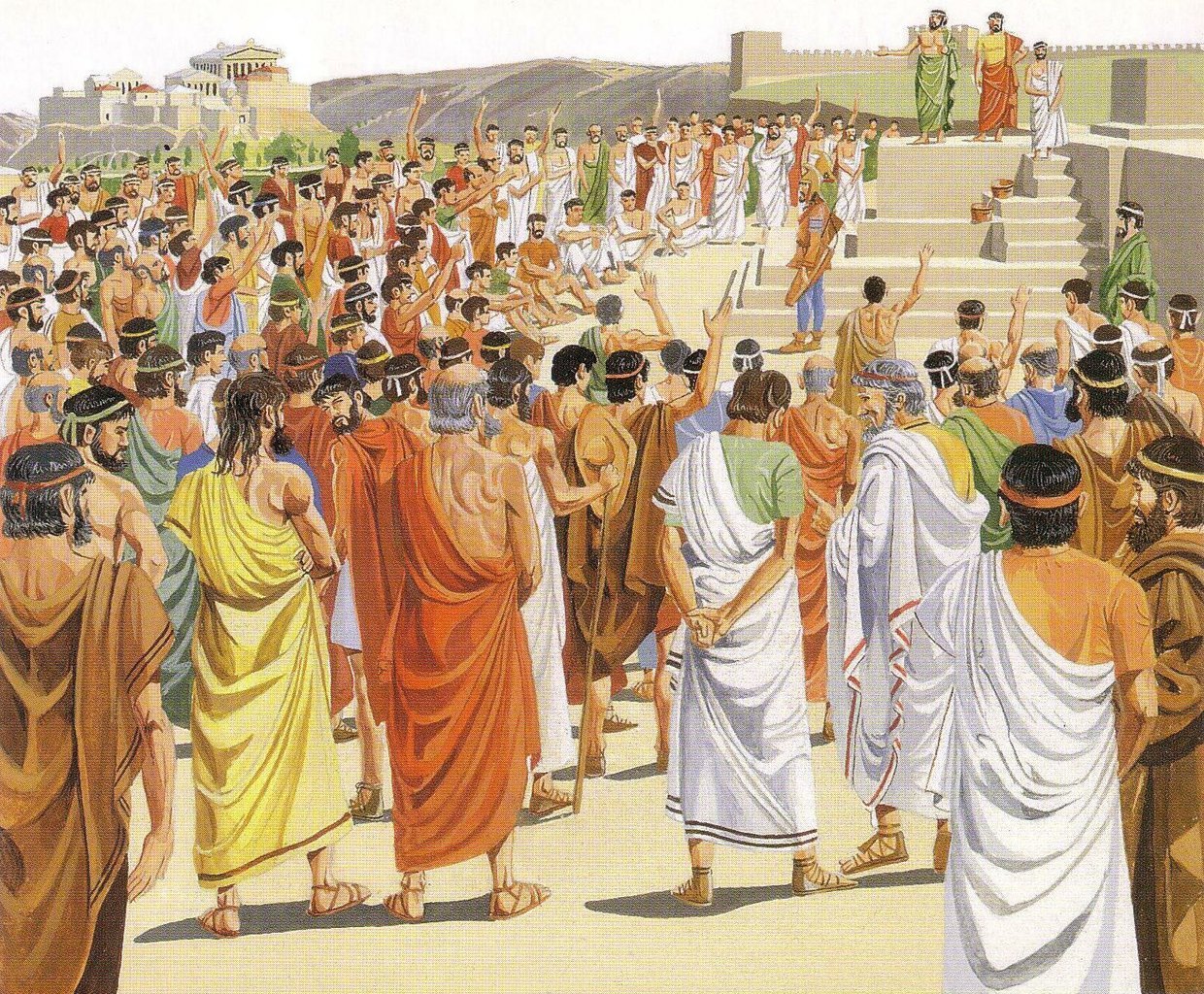 Illustrazione delle assemblee della Pnice