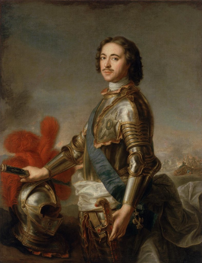 Ritratto di Pietro I, al museo dell'Ermitage, San Pietroburgo